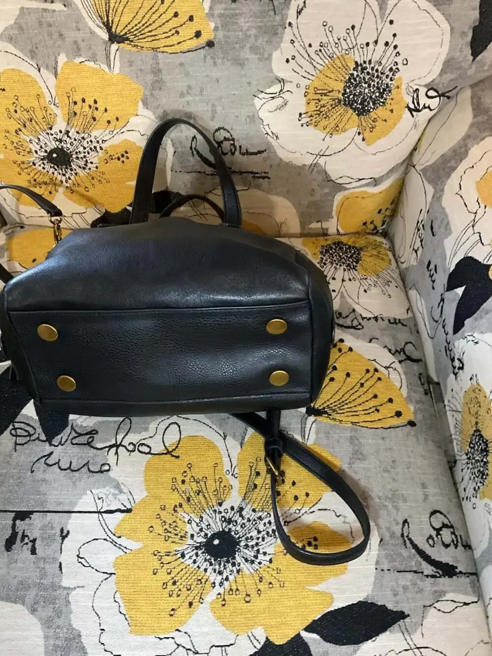 Fossil Sydney Leather Satchel Crossbody Handbag